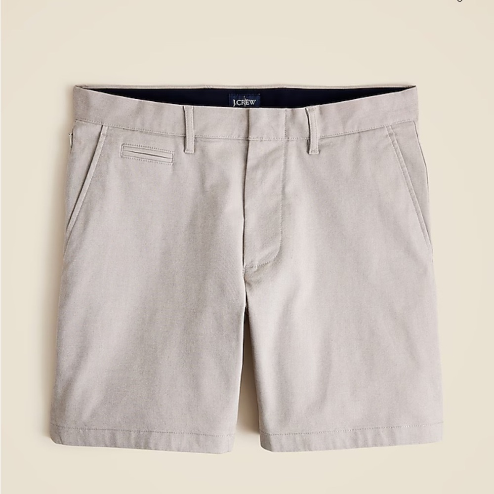 J. Crew Men's 7 “ Tech Oxford Shorts Oxford Khaki Brand New With Tags